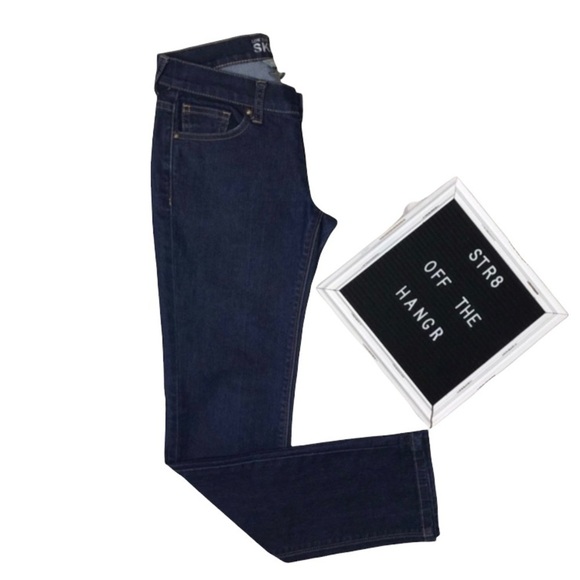 New York & Company Denim - New York & Company blue low rise skinny jeans OP
women
